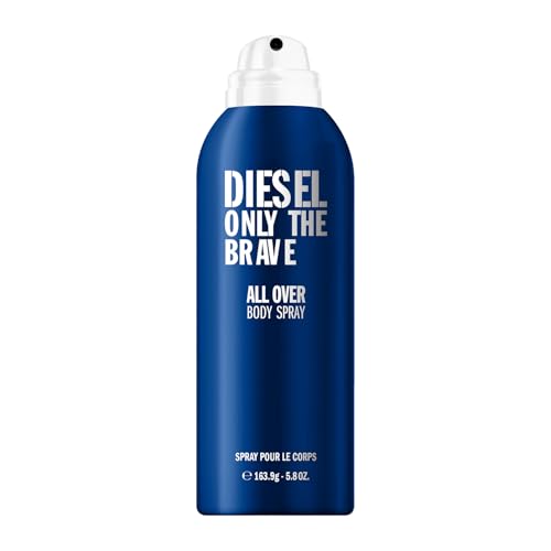 Diesel Only The Brave, Bodyspray für Männer, Körperspray mit frischem und kraftvollem Duft, 200 ml