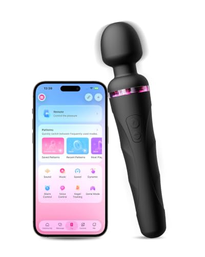 LOVENSE Domi 2 Massagestab für Frauen Sex & Männer, Vibrator mit App Sextoy