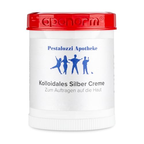 Pestalozzi Apotheke Kolloidales Silber Creme (50 g) aus Apotheken-Herstellung - hochwertige Qualität - bewährte Originalrezeptur Silbercreme Pestalozzi-Apotheke