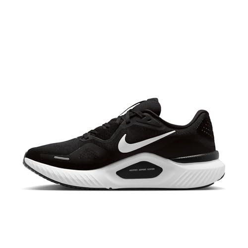 Nike Herren Structure 26 Sneaker, Black White Wolf Grey Metallic Silver, 45 EU