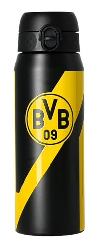 Dortmund Borussia Trinkflasche - Graphic - schwarzgelb | Edelstahl | 750 ml | Flasche | BVB 09
