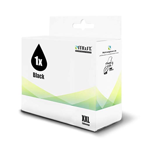 1x Kraft Office Supplies Patrone für HP PSC 1402 1410 1415 ersetzt 21XL BK Schwarz NO21XL Black