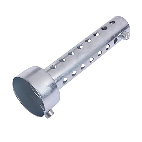 Db Killer Woolrich, Exhaust Baffle, Ansaugrohr-Schalldämpfer, Universal-Motorrad-Auspuffrohr-Schalldämpfer, DB-Eater, 45-mm-Schalldämpfer-Einsatz, Silber, 42-mm-Motorrad-Schalldämpfer, Silber(42m