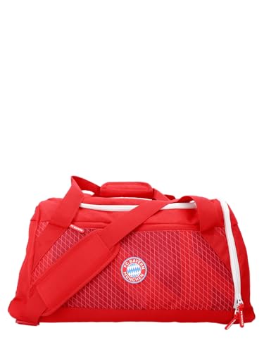 FC Bayern München I Sporttasche I Reisetasche I klein I Unisex I Rot I Füllmenge: 35 Liter