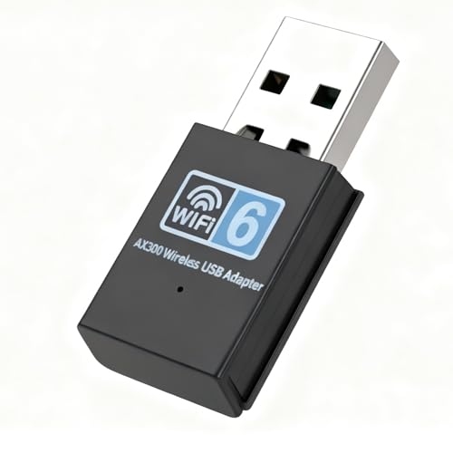 Ultra-schneller WLAN-Stick, 286 MBit/s, 2,4 GHz, kompatibel mit Windows XP, 7, 8, 10, 11, Plug-and-Play, Bluetooth, perfekt für schnelle Navigation
