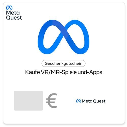 Meta Gutschein - €30 - Meta Quest - per E-Mail