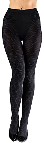 Bellivalini Damen Strumpfhose 100 DEN BLV-1113 (Schwarz, L)