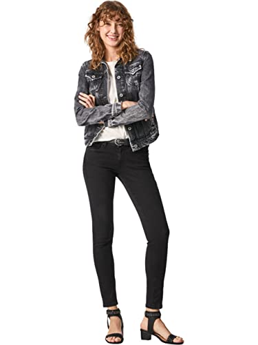 Pepe Jeans Damen Soho Skinny Jeans, Schwarz (Denim-S98), 30W / 32L