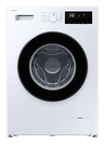 Samsung Waschmaschine Serie 3000 WW90FG3M05AWET Freistehend, 9 kg, WLAN, Schnellwäsche, hygienischer Dampf, Frontlader, 59,5 x 85 x 52 cm