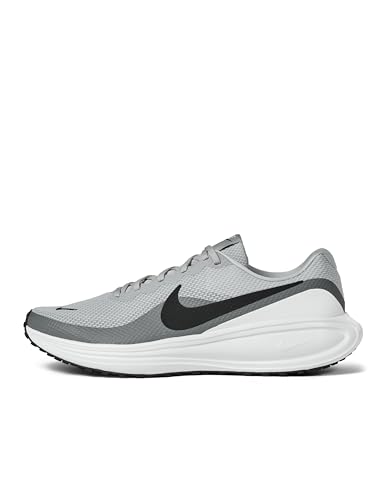 Nike Herren Revolution 8 Sneaker, Lt Smoke Grey Black Smoke Grey White, 43 EU