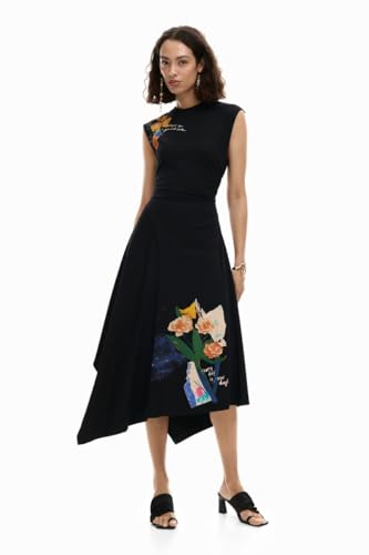 DESIGUAL ABITO LUNGO DONNA NERO