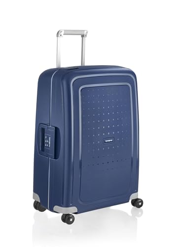 Samsonite S'Cure - Spinner M Koffer, M (69 cm), 79 L, Blau (Dark Blue)