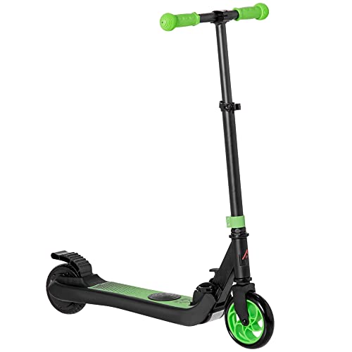 HOMCOM E-Scooter Elektro Scooter 120W Motor 6 km Reichweite max. 8 km/h Elektroroller Belastung bis 50kg, E Roller für ab 6 Jahren Grün+Weiß