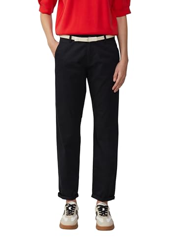 s.Oliver Chino mit geflochtenem Gürtel und Garment Dye