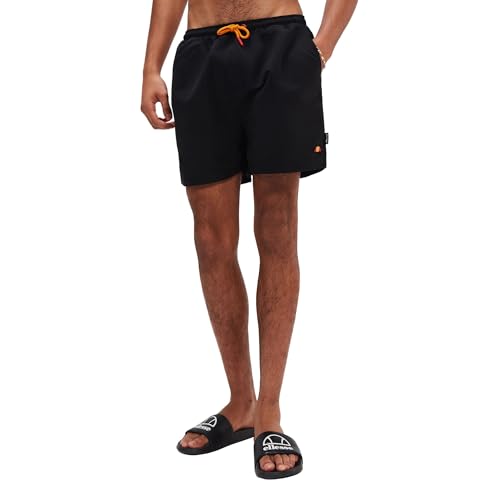 Ellesse Knights Badehose Herren, Badeshorts, Boardshorts, Schwarz, M EU