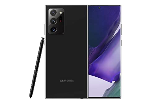 Samsung Galaxy Note 20 Ultra 5G, 256GB, Mystic Schwarz (Generalüberholt), Werkseitig Original (Südkorea), ausschließlich für den europäischen Markt (Internationale Version)