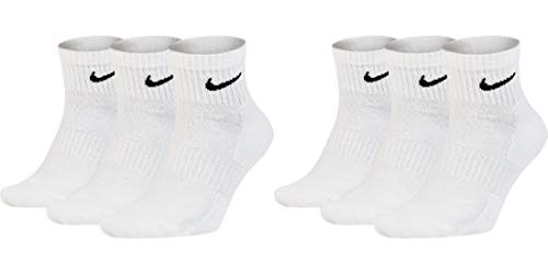 6 Paar Nike Everyday Cushioned Ankle Socken SX7667-100/M