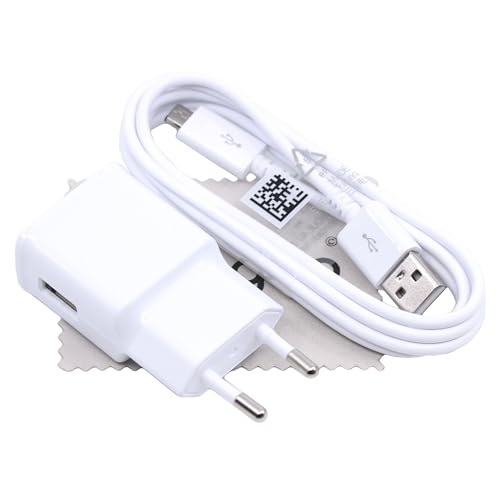 Ladegerät für Original Samsung für Galaxy A3 2016, A5 2016, A7 2016, J1 2016, J3 2016, J5 2016, J7 2016 1,5m 2A Daten Lade-Kabel mit mungoo Displayputztuch