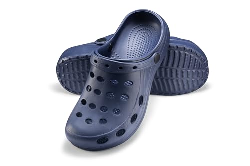 ESTRO Gartenschuhe Damen Gartenclogs Herren - Gartenschuhe Herren Leicht Damen Clogs Unisex Garten Clogs A02 (39, Dunkelblau)