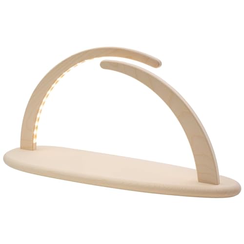 Seiffener Volkskunst | LED Lichterbogen Schwibbogen 42x21cm | Original Erzgebirgische Volkskunst | 15370 | Weihnachten Weihnachtsbogen | Leerbogen