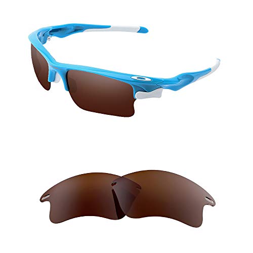 Oak&ban Polarisierte gl盲ser f眉r Oakley Fast Jacket XL Sonnenbrille Gr. One size, Braun-polarisiert