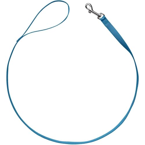 Hunter Führleine London MINI | Hellblau | Größe 10/140 | weich & leicht | reißfest & schnelltrocknend | pflegeleicht & formstabil | ideal für Spaziergänge | leuchtende Farbe für Alltag & Abenteuer