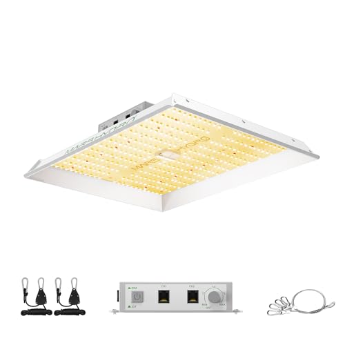MARS HYDRO TS1000 LED Grow Lampe Vollspektrum Pflanzenlampen LED wachsen Licht Wachstumslampe für Zimmerpflanzen, Gemüse, Blume. Anzüge für 70x70,100x100cm Growzelt