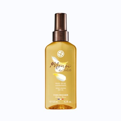 Yves Rocher MONOI Trockenes Multi-use Öl - Körperöl und Haaröl - Für Haut und Haar - Mit paradiesischem Duft -Exotische Pflege für den ganzen Körper und die Haare - 125 ml