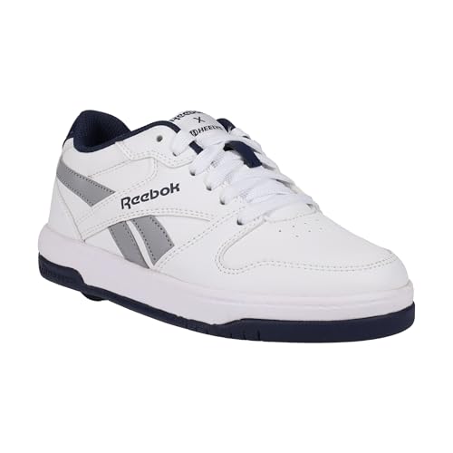 Heelys Reebok Bb4500 Damen-Sneaker, Weiß/Grau/Marineblau, 9