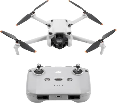 DJI Mini 3, Leichte und faltbare mini-Kameradrohne mit 4K HDR-Video, 38 min Flugzeit, echten vertikalen Aufnahmen und intelligenten Funktionen, C0 (Mini 3)