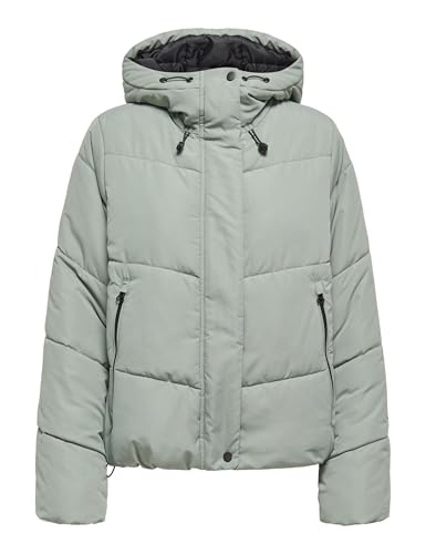ONLY Damen Onlmaggi Life Short Puffer Cc OTW, Lily Pad, l