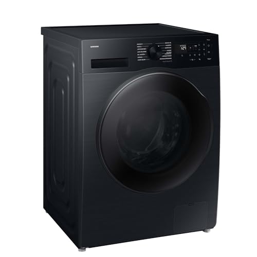 Samsung WD90DG5B15BBEG AI Waschtrockner, 9+6 kg, EEK: D/A (-10%), Waschmaschine und Trockner in einem, AI Energy Mode, AI Ecobubble, Hygiene-Dampfprogramm, Mikroplastik-Programm, Schwarz