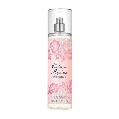 Christina Aguilera - Definition Fine Fragrance Mist, Leichtes Körperparfüm, mit Mandarine und Amber, Blumen- und Zitrusnoten, Erfrischender Duft, Ideal für den Sommer, Parfüm für Damen, 236 ml