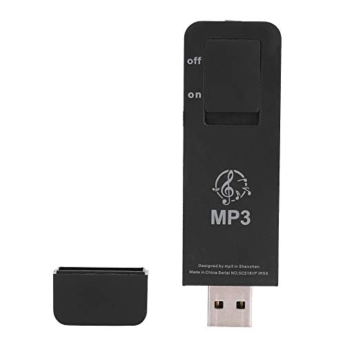 Yunseity USB MP3-Player Stick, Digitaler Musikplayer mit Verlustfreiem Sound, mit Trageschlaufe und Kopfhörer, Erweiterbar auf Bis zu 32 GB