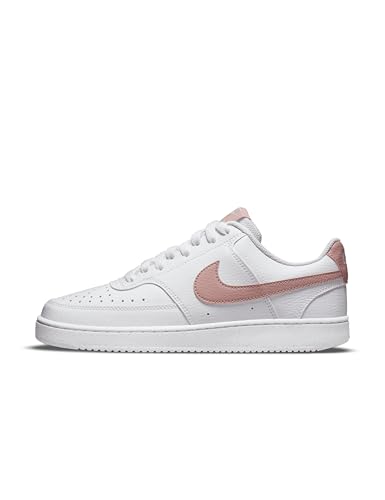 Nike Damen Court Vision Low Next Nature Sneaker, White Pink Oxford, 39 EU