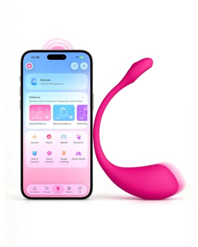 LOVENSE Lush 2 Vibro ei mit Fernsteuerung, G Punkt Vibration für Frauen