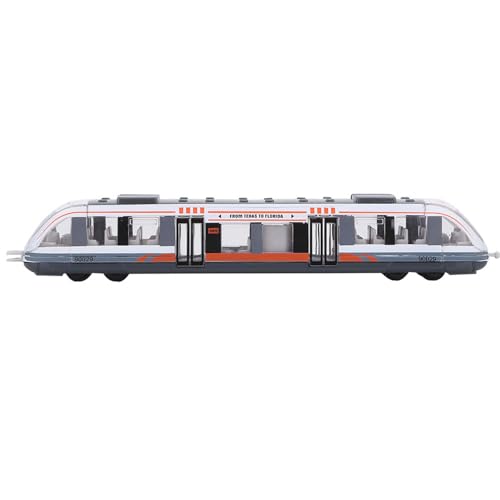 KooingTech Zug Spielzeug, Straßenbahn Spielzeug, Legierung Zug Kinderspielzeug Hochgeschwindigkeitszug-Modelle, Ab 3 Jahren, 3x2.5x17cm/1.2x1.0x6.6in