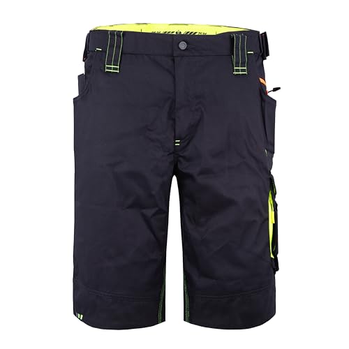 Engelbert Strauss SHORTS e.s.motion 2020, Black/Yellow, Size 52
