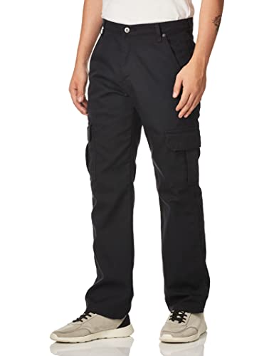 Dickies Herren Tough Max Duck Cargohose Arbeitshose, Stonewashed Black, 32W / 34L