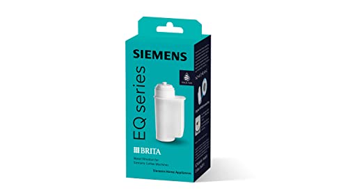 Siemens BRITA Intenza Wasserfilter TZ70003, 1 Stück, verringert den Kalkgehalt des Wassers, reduziert geschmacksstörende Stoffe, für Kaffeevollautomaten der EQ. Serie und Einbauvollautomaten, weiß