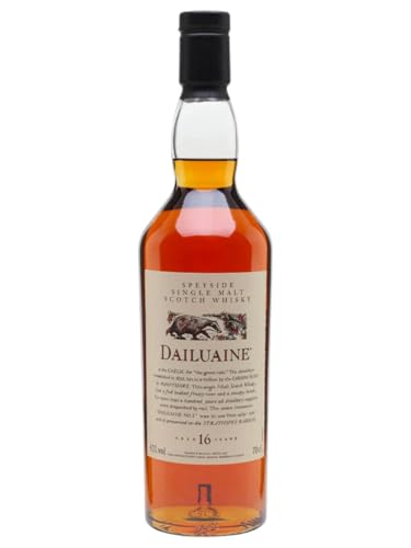 Dailuaine 16 Jahre, Single Malt Scotch Whisky, Flora & Fauna Kollektion, Limitierte Abfüllung, Raritätensammlung, handgefertigt in der schottischen Speyside, 43% vol, 700ml Einzelflasche