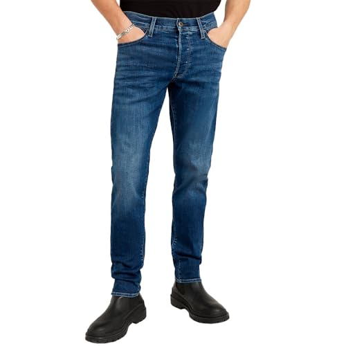 G-STAR Herren 3301 Slim Jeans Jeans, Blau (Medium Aged D25742-8968-071), 34W / 32L
