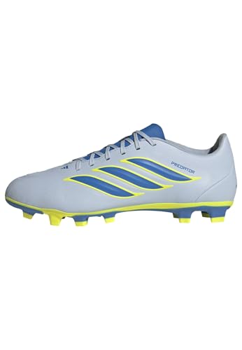 adidas Unisex Predator Club Firm Ground/Multi Ground Football Boots, Crystal Sky/ray Blue/Team solar Yellow 2, 42 EU