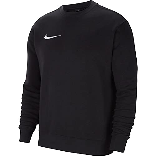 Nike Jungen Y Nk Flc Park20 Crew Sweatshirt, Black/White, 158-170 EU