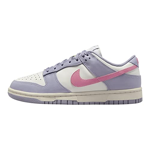 Nike Damen W Dunk Low Basketballschuhe, Indigo Haze Coral Chalk Sail, 43.5 EU