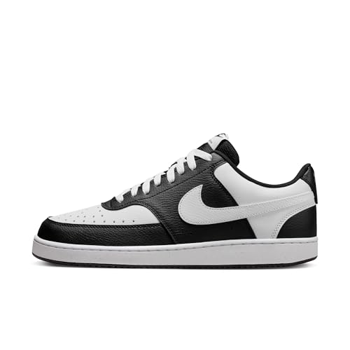 Nike Court Vision Lo Herren Sneaker, Black/White, 43