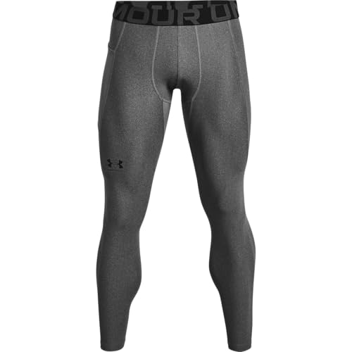 Under Armour Men's HeatGear Armour Leggings, Grey, Medium