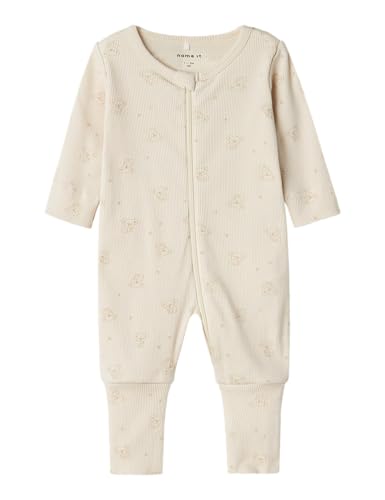 Name IT Unisex Baby Nbnnightsuit Zip Ff Rainy Koala Noos Schlafanzug, Rainy Day, 56 EU