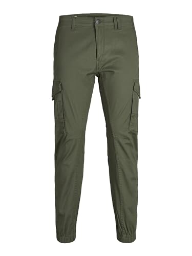 JACK & JONES Herren Jjipaul Jjflake Akm 542 Olive Night Noos Hose, Olive Night, 32W / 32L