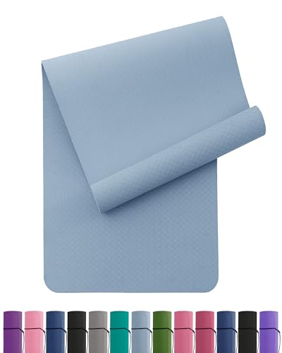 Narwhal Yoga Matte TPE Rutschfest Yogamatte 183 x 61 x 0,6 cm